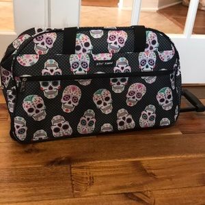 Betsey Johnson Sugar Skull Travel Bag